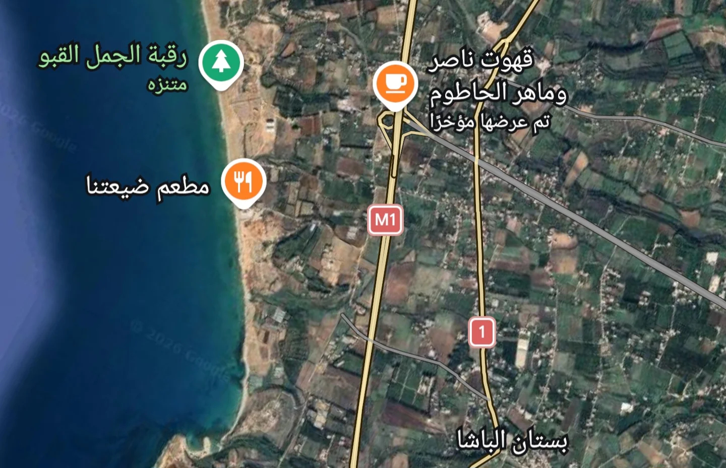 اتستراد جبلة اللاذقية - قرب جسر القرداحة